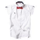 Παιδικό πουκάμισο New College για αγόρια Club άσπρο