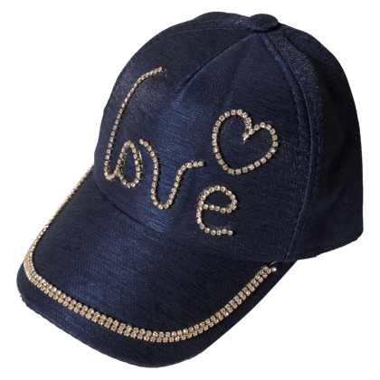 Παιδικό καπέλο για κορίτσια Love Μπλε