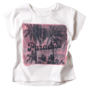 Παιδική μπλούζα Name It για κορίστσια Paradise Άσπρο