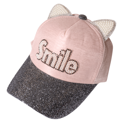 Παιδικό καπέλο για κορίτσια Smile Ροζ