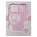Παιδική κουβέρτα αγκαλιάς για κορίτσια Bear Ροζ