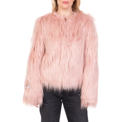 JAKKE - Γυναικείο γούνινο jacket DAWN JAKKE ροζ