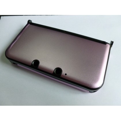 Nintendo 3DS XL Plastic - Aluminum Case Μεταλλική Θήκη Ροζ OEM N