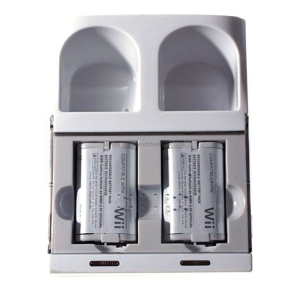 Φορτιστής 2 μπαταριών 2200mah - στάντ  για 2 wii remotes TB-Wii-