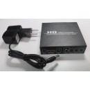 SCART and HDMI to HDMI Converter HDV-8S Black (OEM) (BULK)