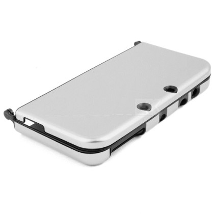Nintendo NEW 3DS Plastic - Aluminum Case Μεταλλική Θήκη Ασημί (o
