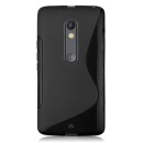 Motorola Moto X Play (XT1562) - Θήκη TPU Gel S-Line Μαύρο (ΟΕΜ)