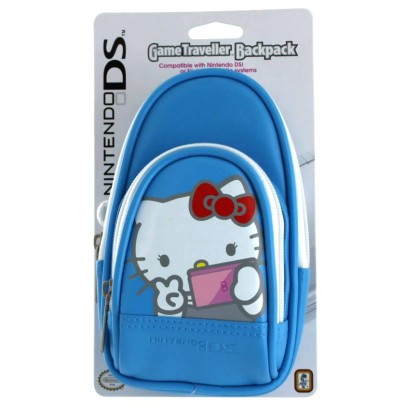 Τσαντάκι πλάτης Hello Kitty για το Nintendo DSi / NDS Lite Μπλε