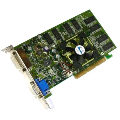 Dell U0842 Nvidia Quadro FX500 128MB AGP 8x DVI-I/VGA Video Card