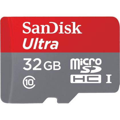 Sandisk Ultra micro SDHC/ SDXC UHS-I Card with SD Adapter 32GB 8