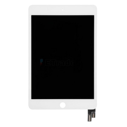 iPad Mini 4 - Complete LCD And Touchscreen Assembly in White (Bu