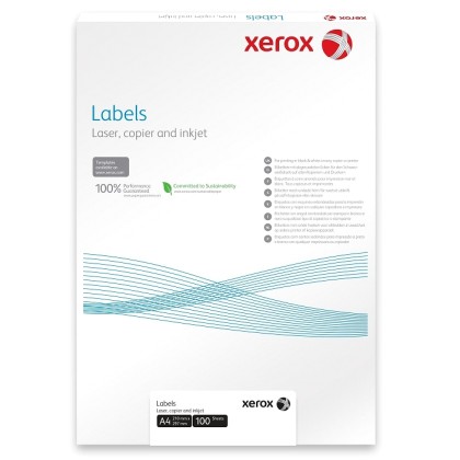 Xerox Ετικέτες για Ασπρόμαυρες Εκτυπώσεις σε Laser και Inkjet Εκ