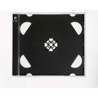 LEITZ Διπλή Πλαστική Θήκη για CD/DVD Μαύρο