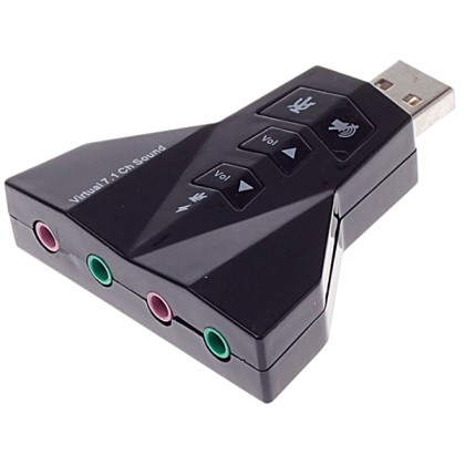 PowerTech USB Κάρτα Ήχου 7.1 CAB-U037