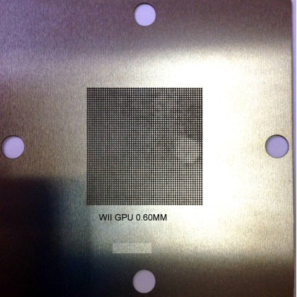 80 x 80mm BGA Universal Stencil Kit for WII GPU Universal reball