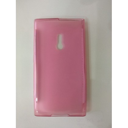 Διαφανες-Pink Soft Crystal TPU Gel Case for Nokia Lumia 800 (ΟΕΜ