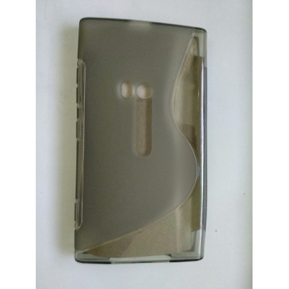 Nokia Lumia 920 Θήκη Σιλικόνης Διάφανο-Γκρι TPU   (OEM)