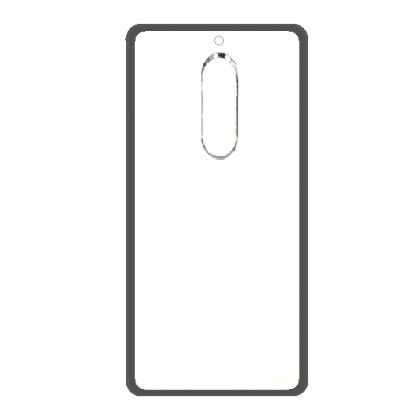 Θήκη TPU Σιλικόνης Διάφανη με Frame Μαύρο for Nokia 5 (oem)