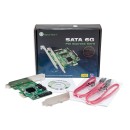 Low profile κάρτα PCI EXPRESS SATA 3 6 Gbps - 4 θύρες - Marvell 