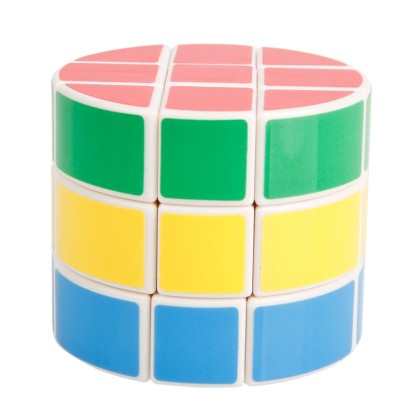 DS898 DS-89 3x3x3 Fancy Round Cake-shaped Rubik's Cube Puzzle To