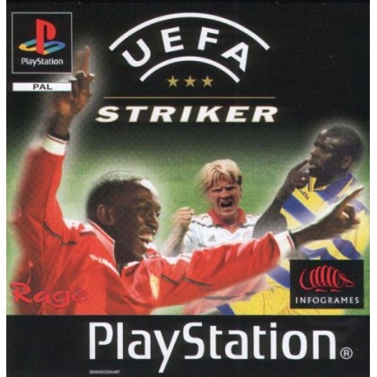 PS1 GAME - UEFA Striker (MTX)