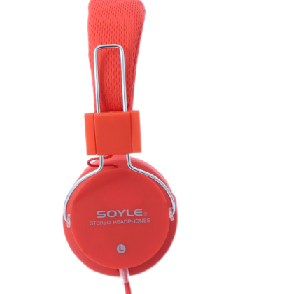 Ακουστικά Soyle SY-980TV stereo Headphones 5M ΚΟΚΚΙΝΟ(OEM)