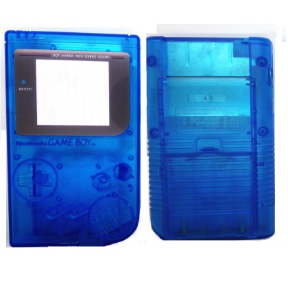 Game Boy Classic DMG-01 Shell Κέλυφος - Μπλε Διάφανο (OEM)