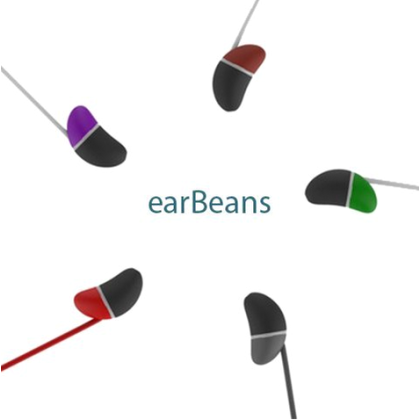 earBeans Bass ακουστικα για κράνος με υποδοχη AUX χρωμα μαυρο