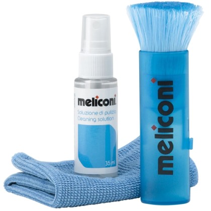 MELICONI C-35P Υγρό καθαρισμού 35 ml + πανάκι με μικροΐνες + βού