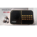 Φορητό ραδιόφωνο FM και MP3 XB-109 ΚΟΚΚΙΝΟ