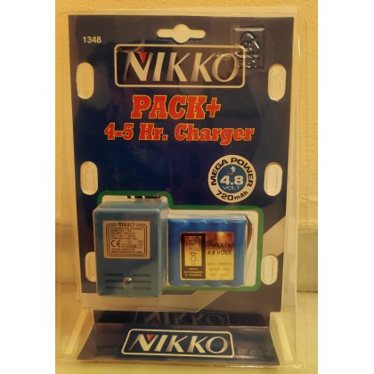 NIKKO 4.8V BATTERY PACK 720MAH and CHARGER (1348)
