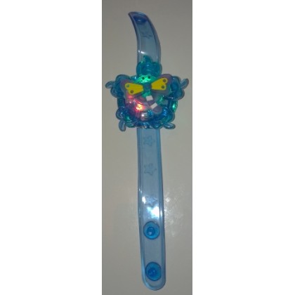 Παιδικό ρολόι με led χρωματιστό (μπλε) (πεταλούδα) (OEM)