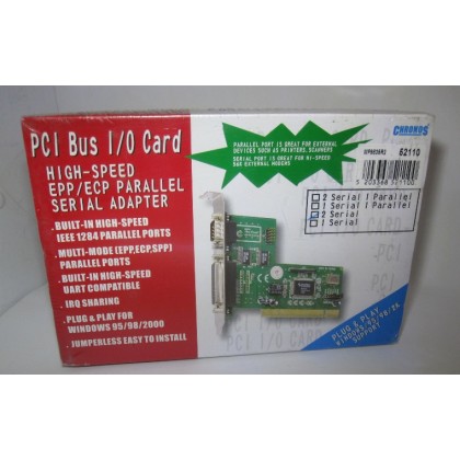 PCI Bus I/O Card Chronos High-speed epp/ecp Parallel/Serial Adap