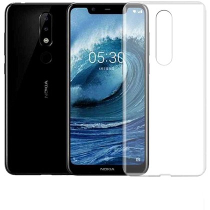 Back cover silicone clear for Nokia 9 (OEM)
