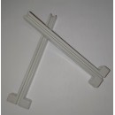 Βάση συρταρωτή στήριξης πλακέτας x2  8.5cm γκρι (OEM)