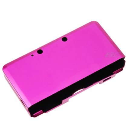 Nintendo 3DS - Aluminum Case - Μεταλλική Θήκη σε Έντονο Ροζ Χρώμ