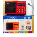 WS-291Mini MP3/Fm radio Speaker with built-in MP3 player and FM 