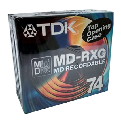 TDK MiniDisc 74 Λεπτών - MD-RXG
