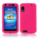 Silicone case for Motorola MB860 Atrix Pink (ΟΕΜ)