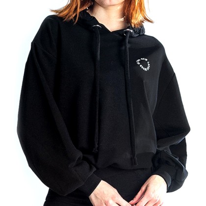 Paco & Co Wmn's Graphic Hoodie 96301 Black