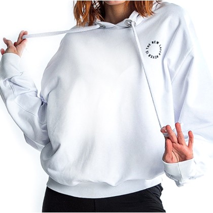 Paco & Co Wmn's Graphic Hoodie 96301 White