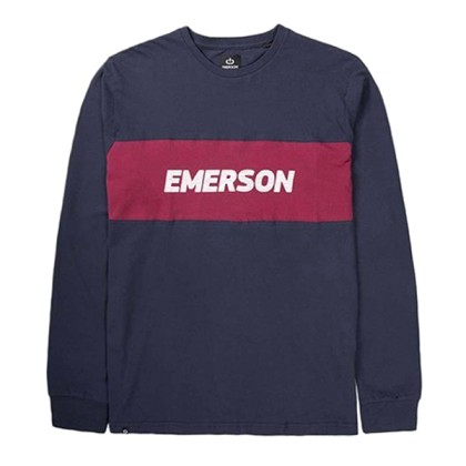 Emerson Men’s L/S Tee 192.EM31.45 Navy Blue