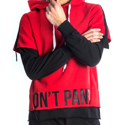 Paco & Co Men’s Graphic Hoodie 95305 Red