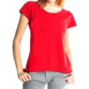 Paco & Co Wmn's Basic T-Shirt 86401 Red