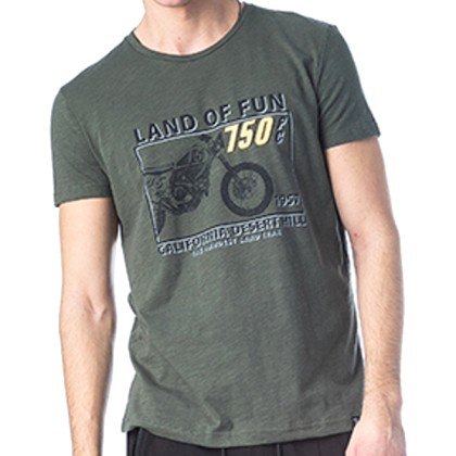 Paco & Co Men's T-Shirt 201526 Olive