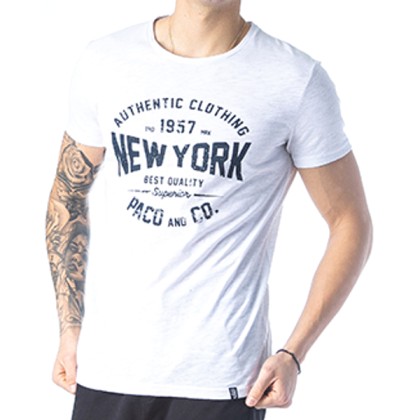 Paco & Co Men's T-Shirt 201529 White