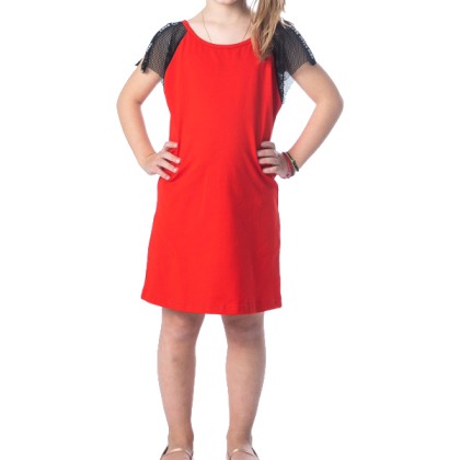 Joyce Girl's Dress 201362 Red