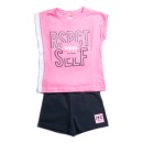 Joyce Girls shorts Set 201347 Pink