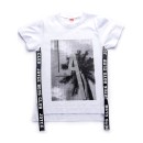 Joyce T-Shirt Palms 91508 White