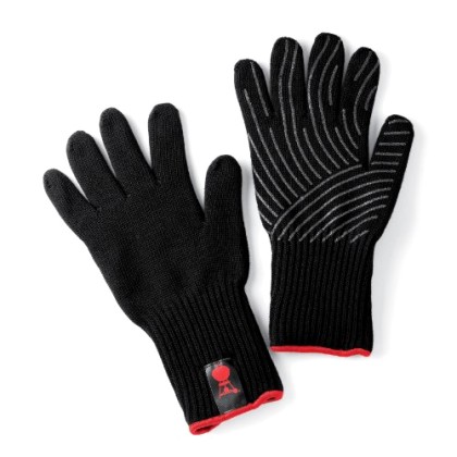Weber BBQ γάντια μαύρα, με σιλικόνη (S/M) 6669